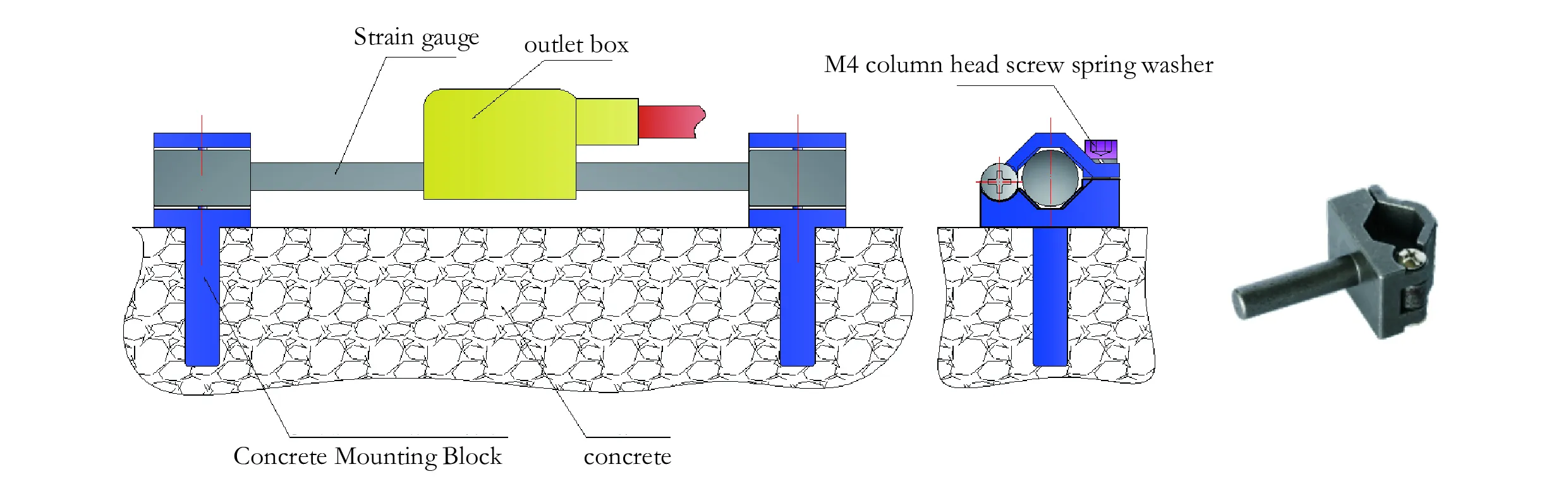 Розумний вібраційний тензодатчик (поверхнева модель) JMZX-212HAT/HB зображення 9